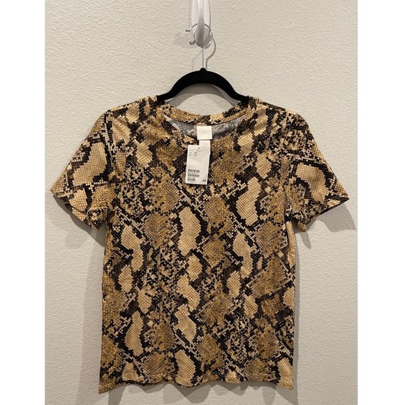 H&M Snake Print Tee - Picture 1 of 3